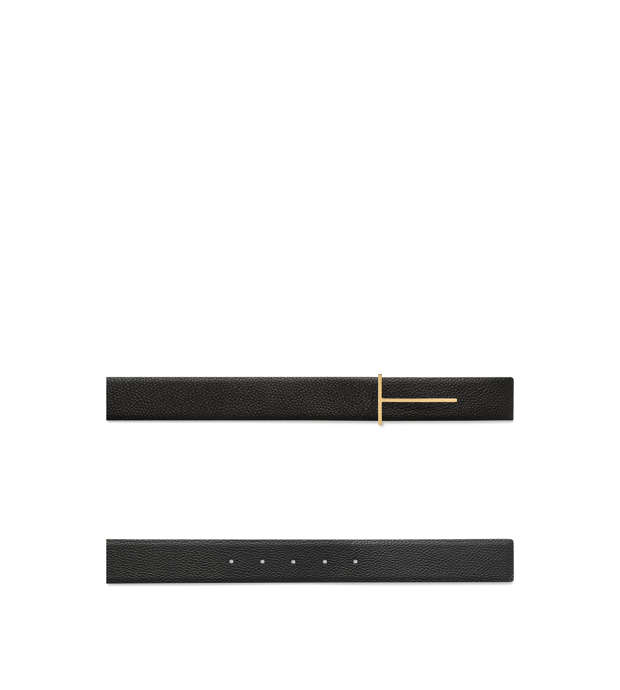 GRAIN LEATHER SLIM T REVERSIBLE BELT