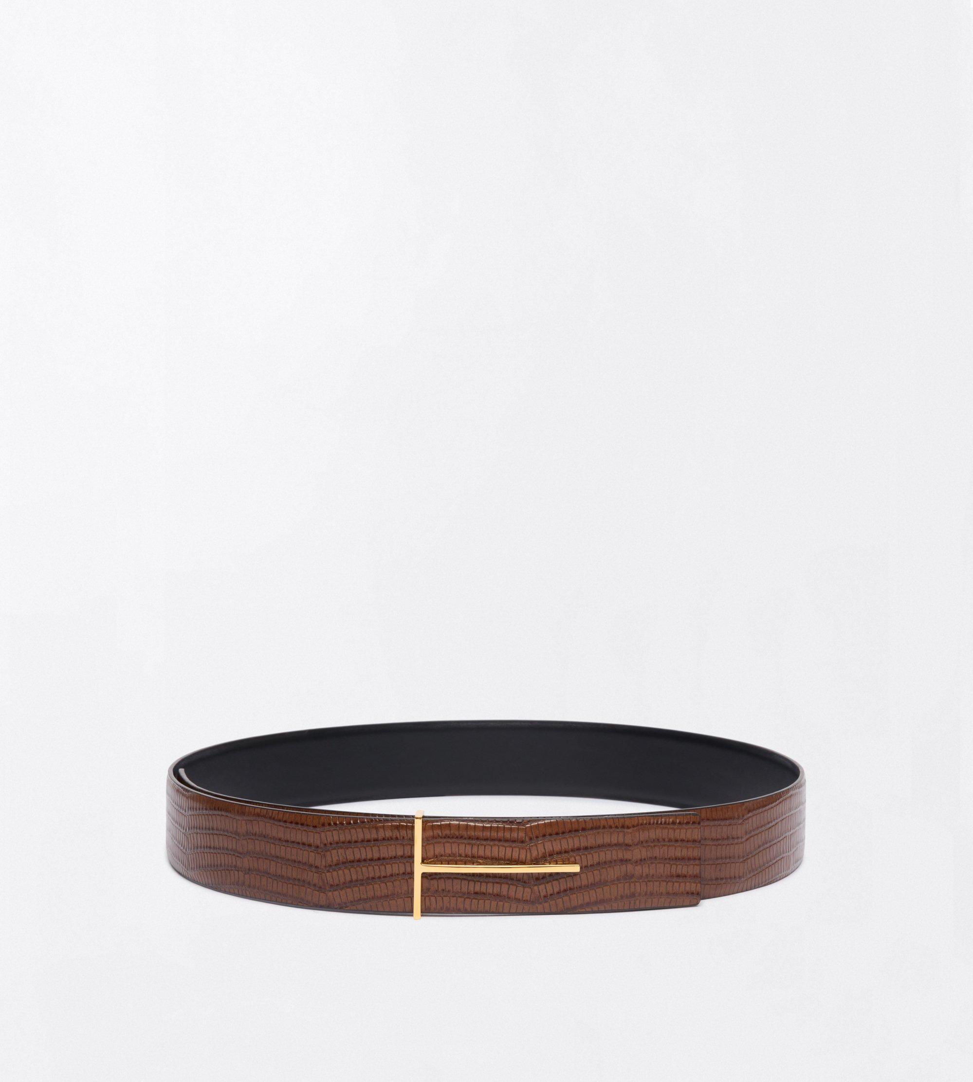 CEINTURE SLIM T R&Eacute;VERSIBLE EN T&Eacute;JUS IMPRIM&Eacute;