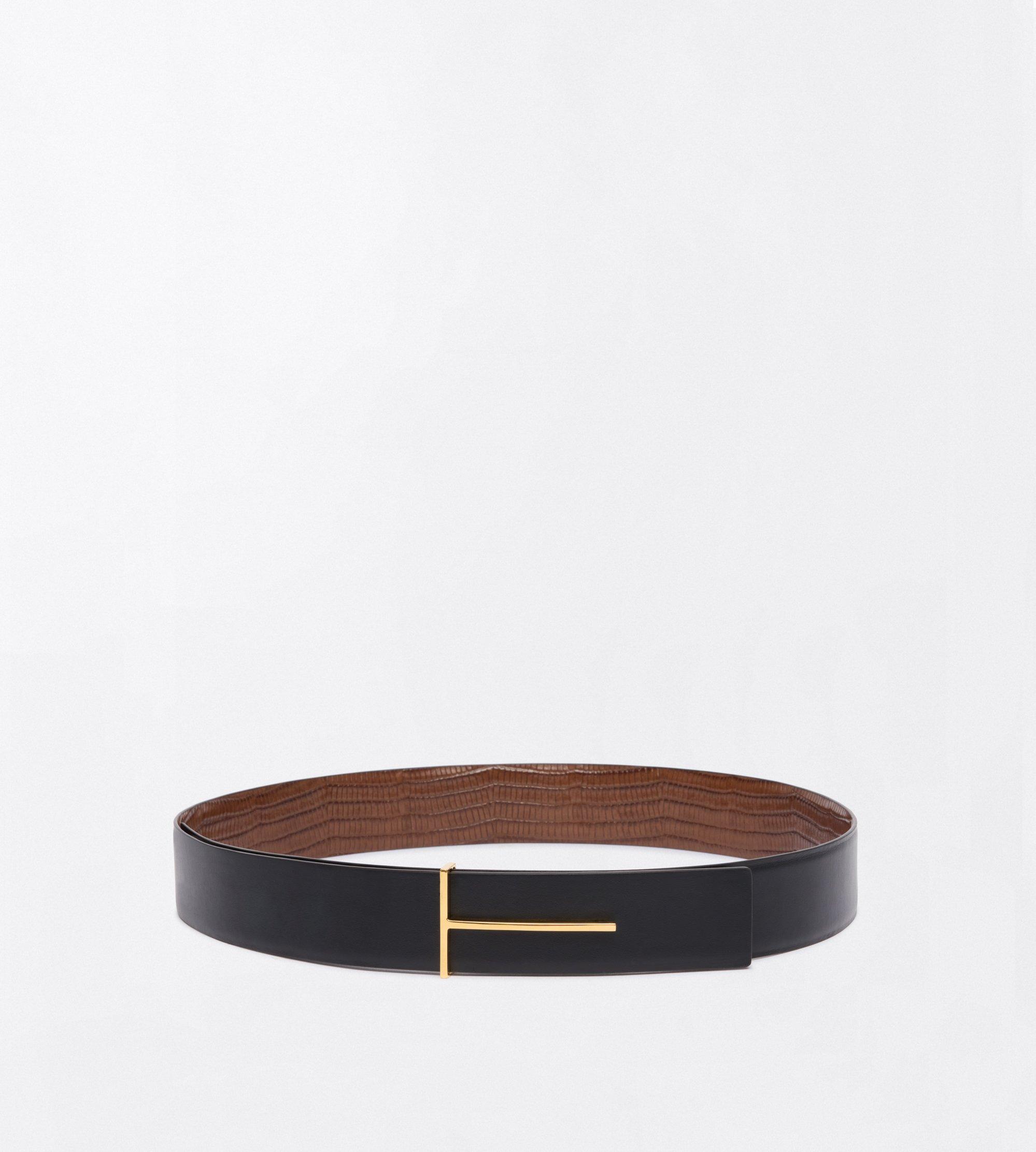 CEINTURE SLIM T R&Eacute;VERSIBLE EN T&Eacute;JUS IMPRIM&Eacute;