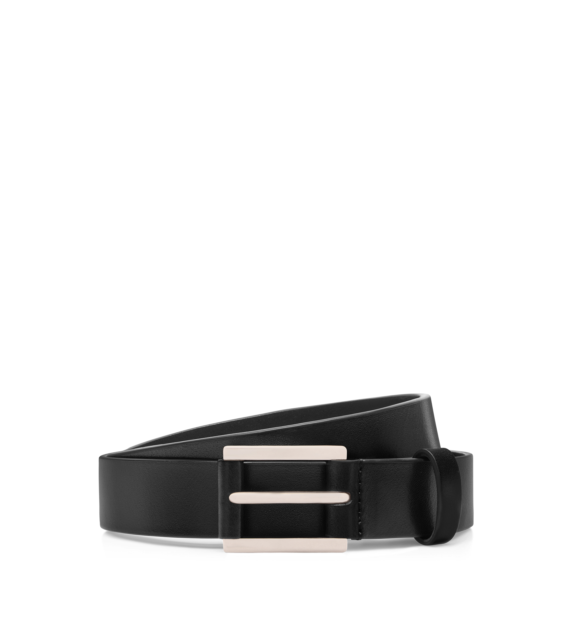 VACCHETTA LEATHER DETAIL BUCKLE BELT