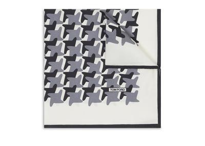 HOUNDSTOOTH POCKET SQUARE image number 0
