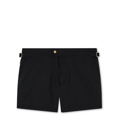 COMPACT POPLIN SWIM SHORT