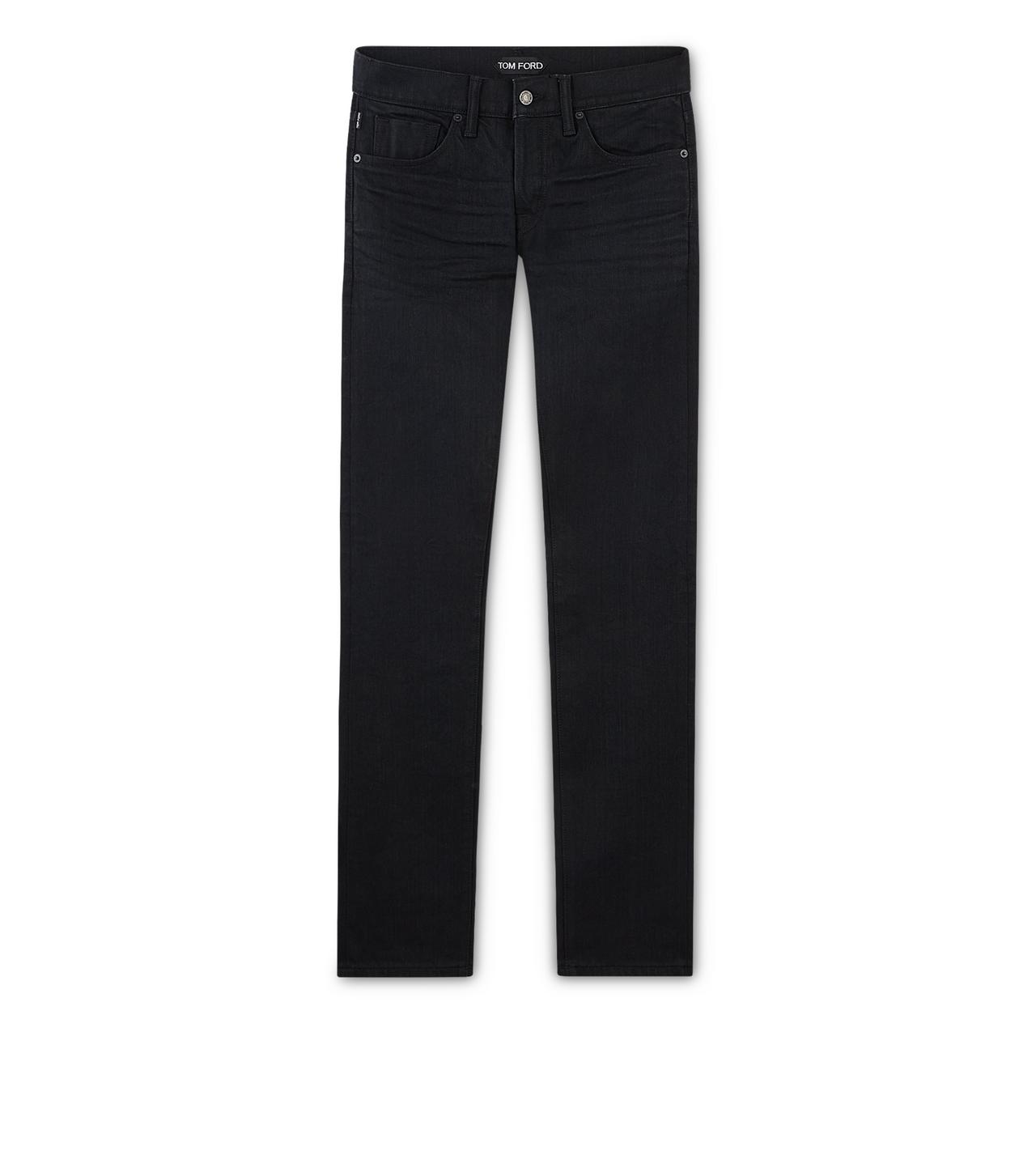 SLIM FIT BLACK JEANS image number 0