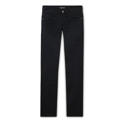 SLIM FIT BLACK JEANS image number 0