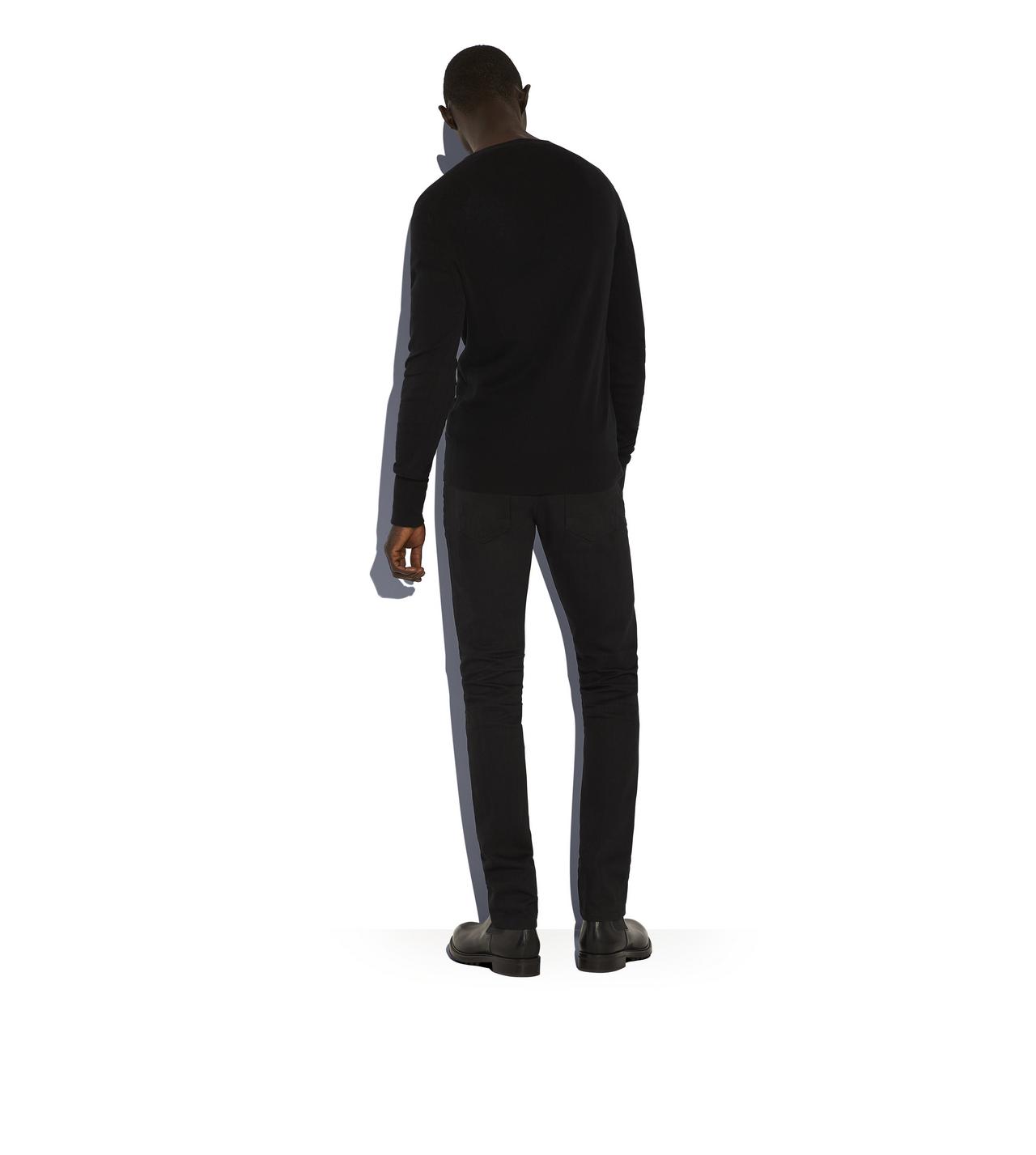 SLIM FIT BLACK JEANS image number 2