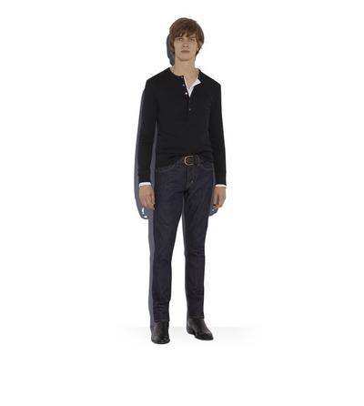 SLIM INDIGO RINSE JEANS image number 1