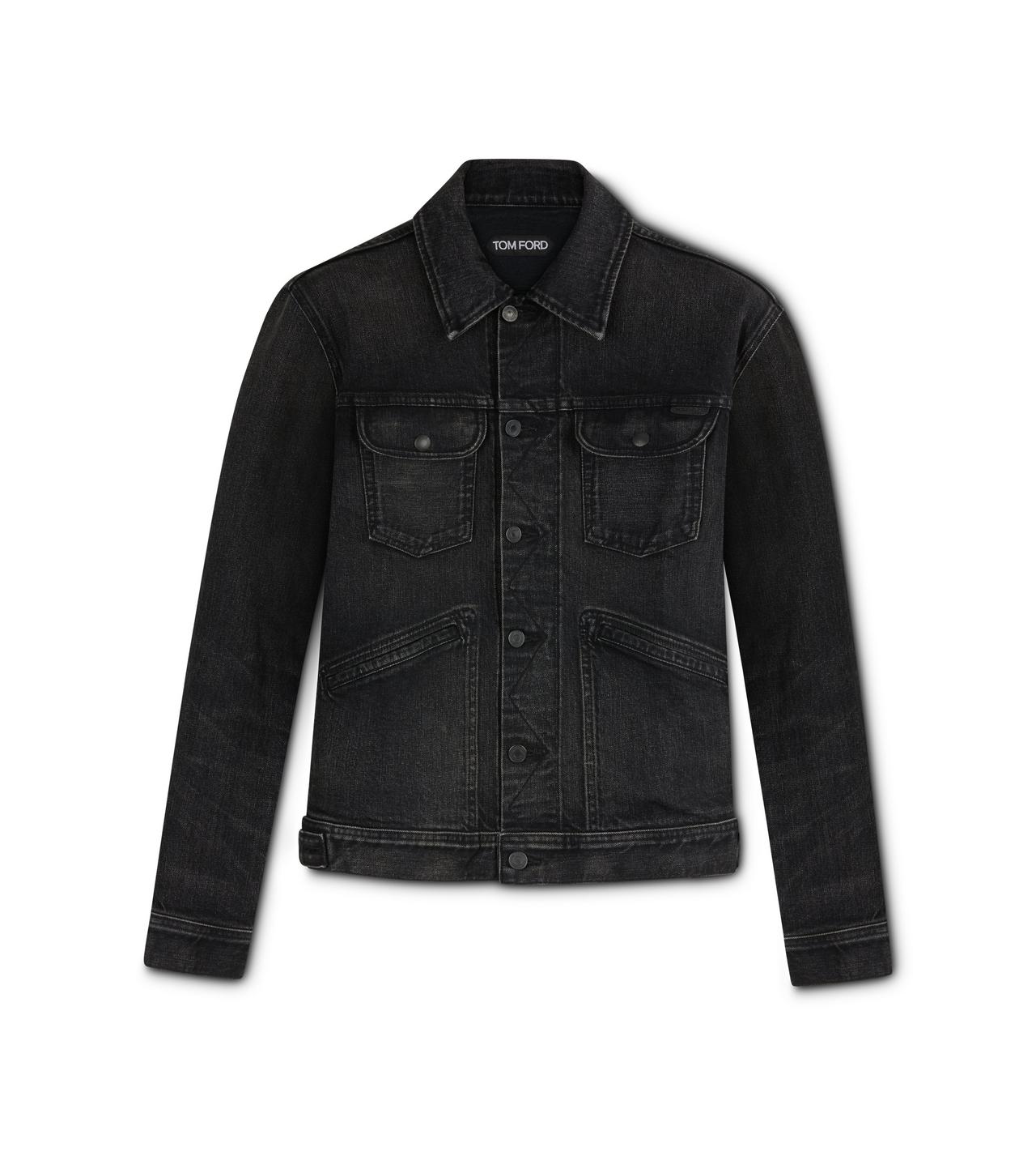 Tom ford shop black denim jacket