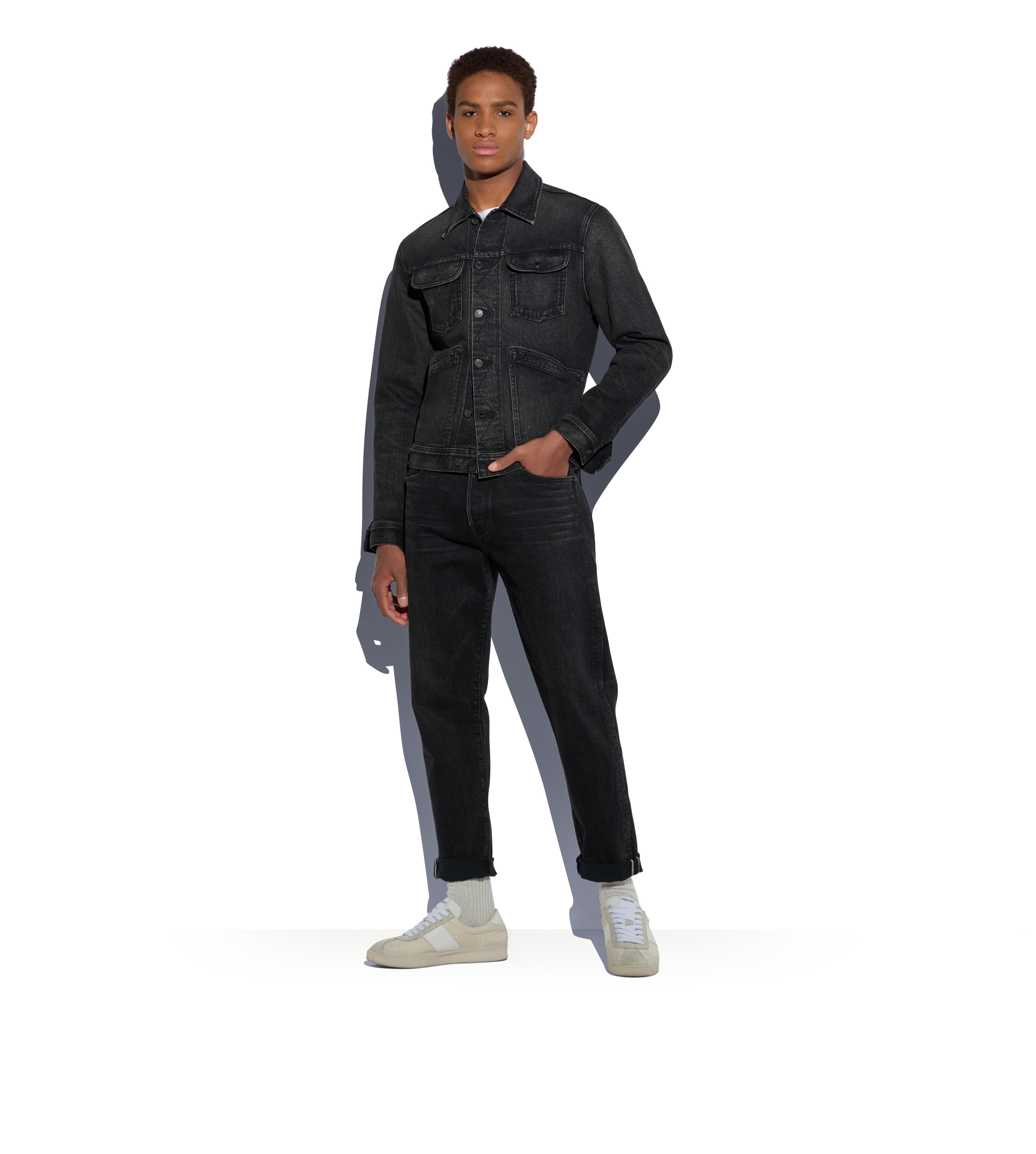 Tom ford black denim on sale jacket