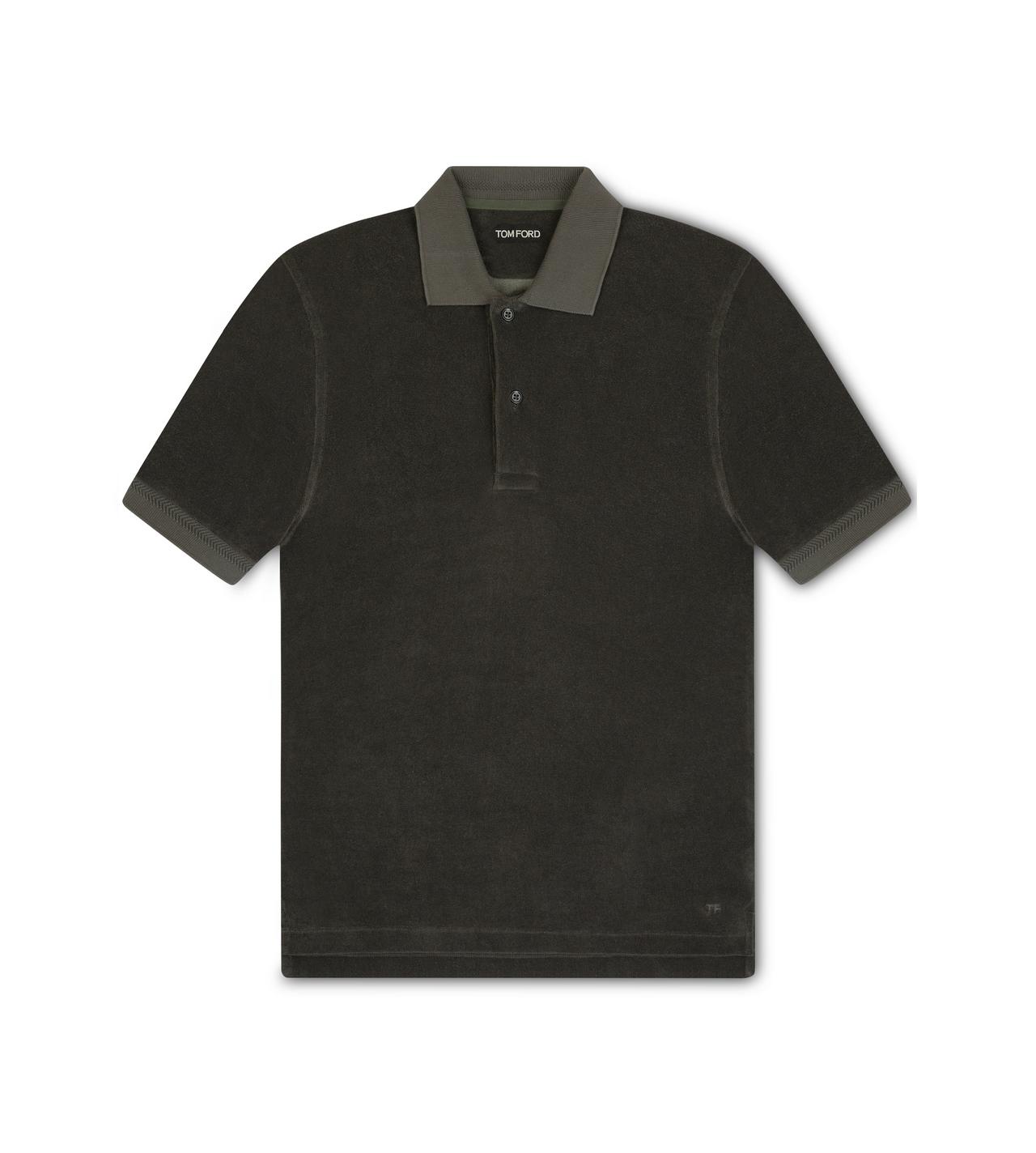 [TOM FORD] タオルポロシャツ TOWELLING POLO | Tom Ford Fashion