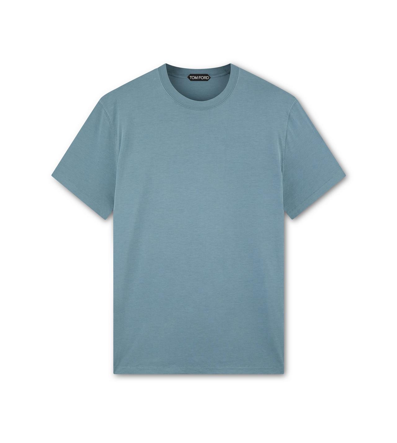 LYOCELL COTTON CREW T-SHIRT | Tom Ford Fashion