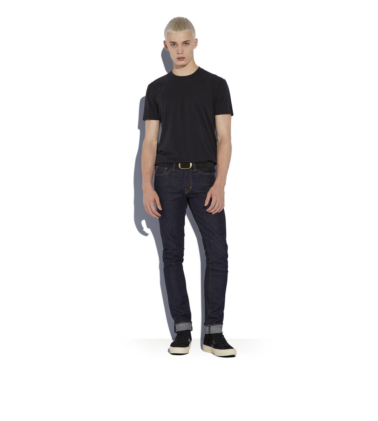 【送料&関税込】Tom Ford T-shirt Tom Ford Logo print t-shirt - Black - Women | TSJ560FAX835XLBGO