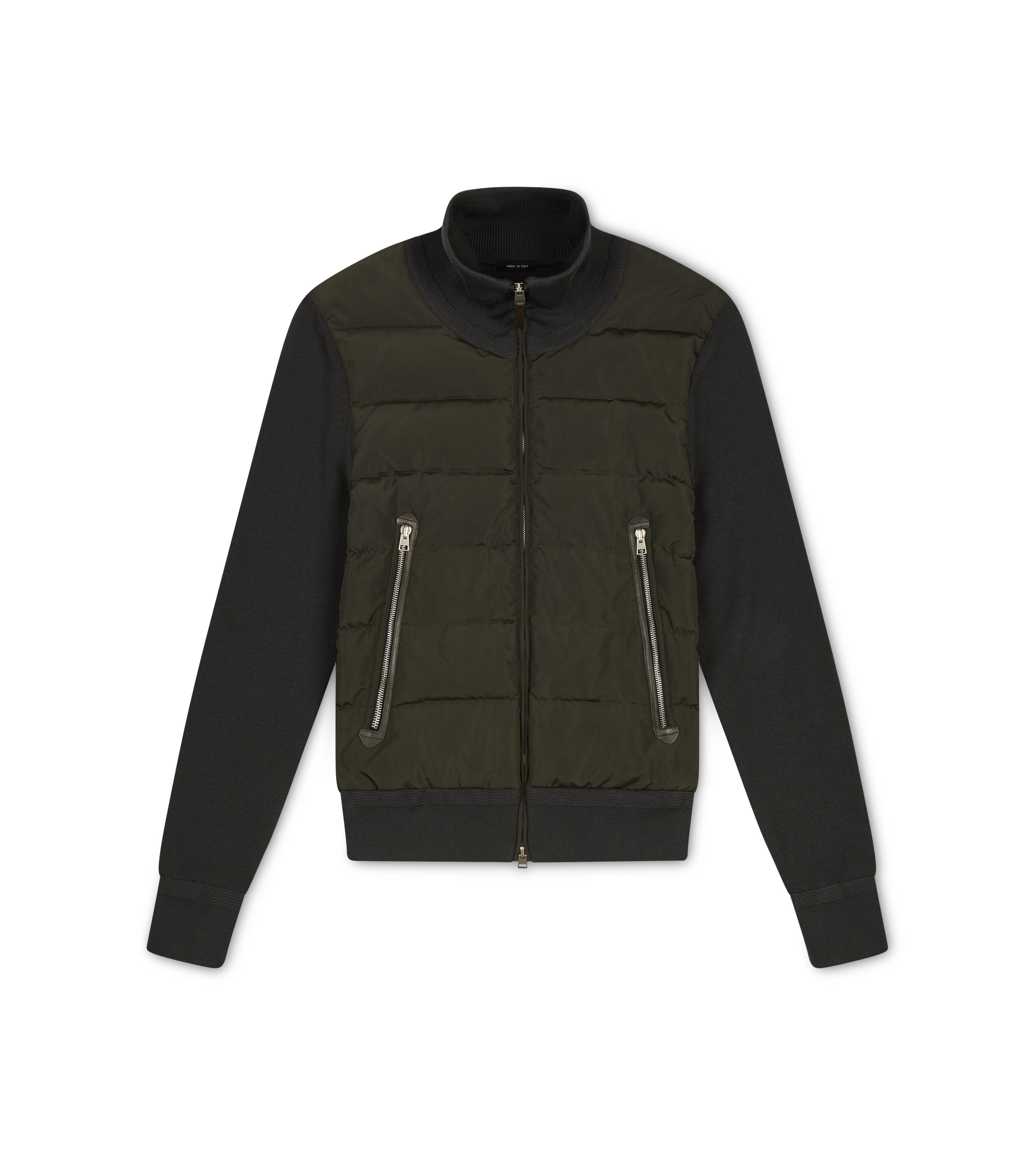 MERINO QUILTED ZIP JACKET | Tom Ford Fashion