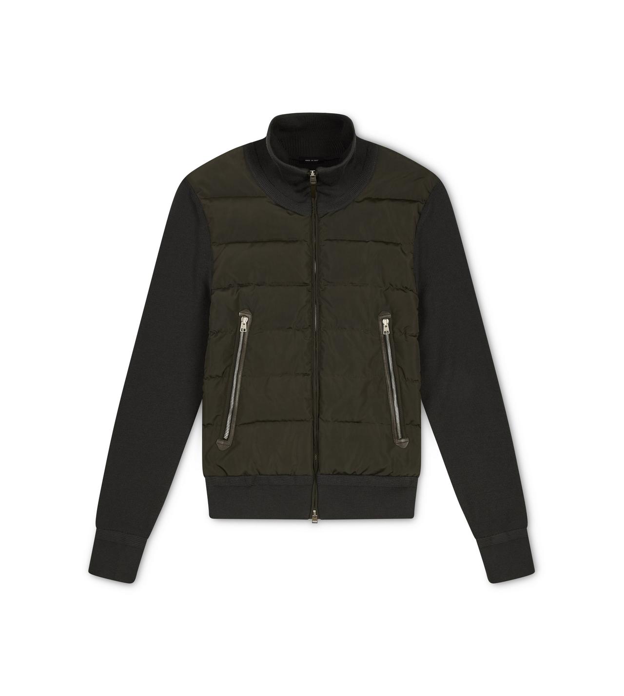 MERINO QUILTED ZIP JACKET image number 0