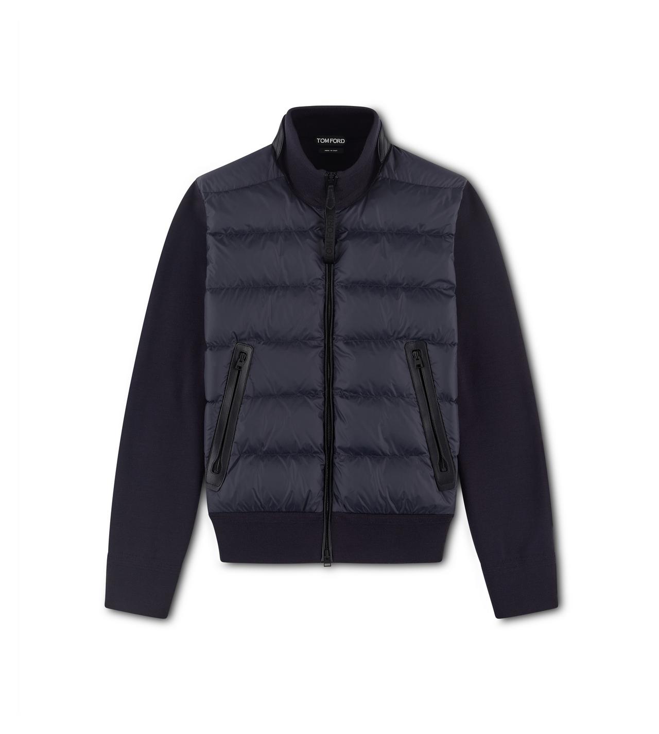 NYLON DOWN FRONT MERINO BLOUSON image number 0