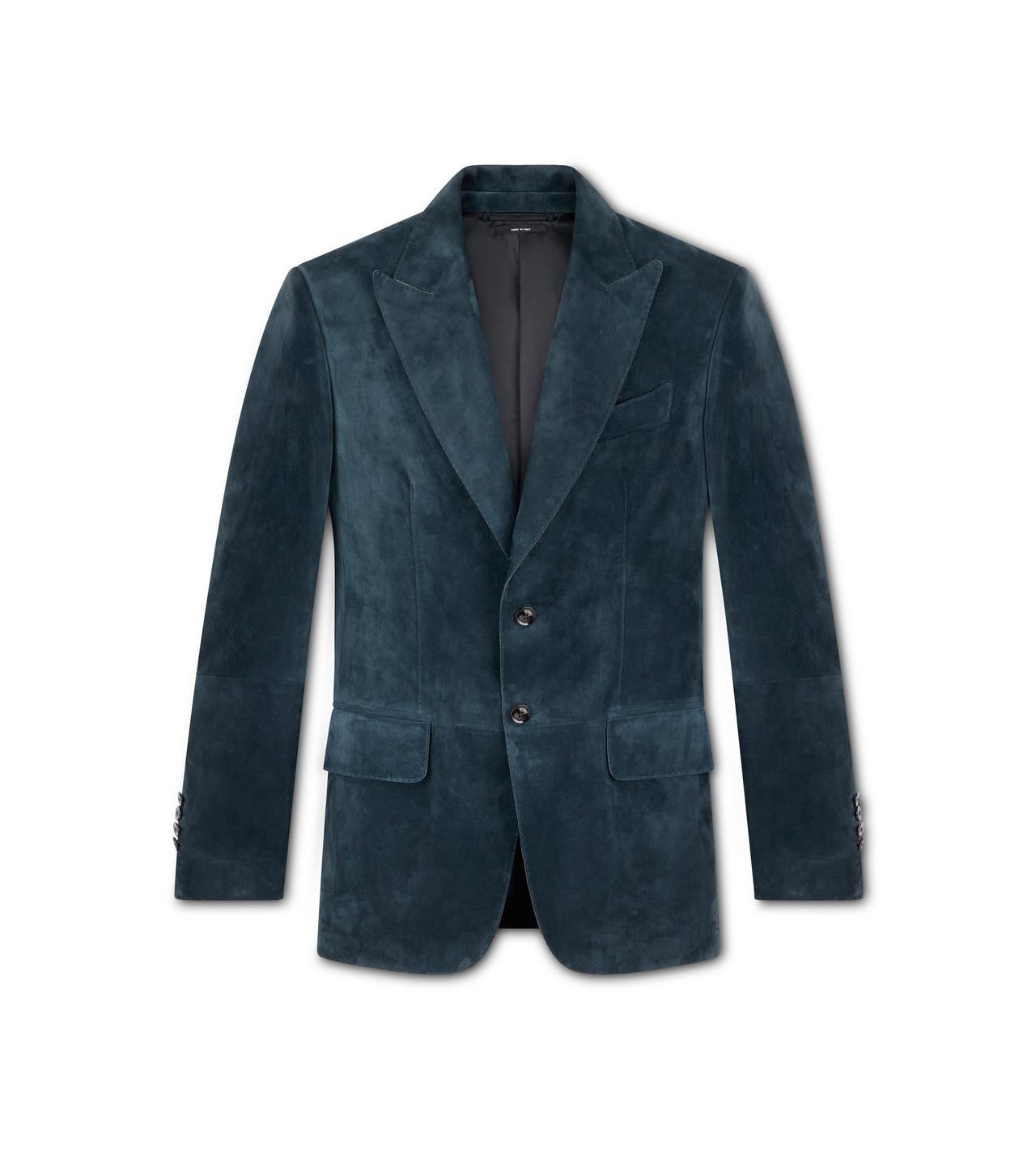 CASHMERE SUEDE SARTORIAL BLAZER image number 0