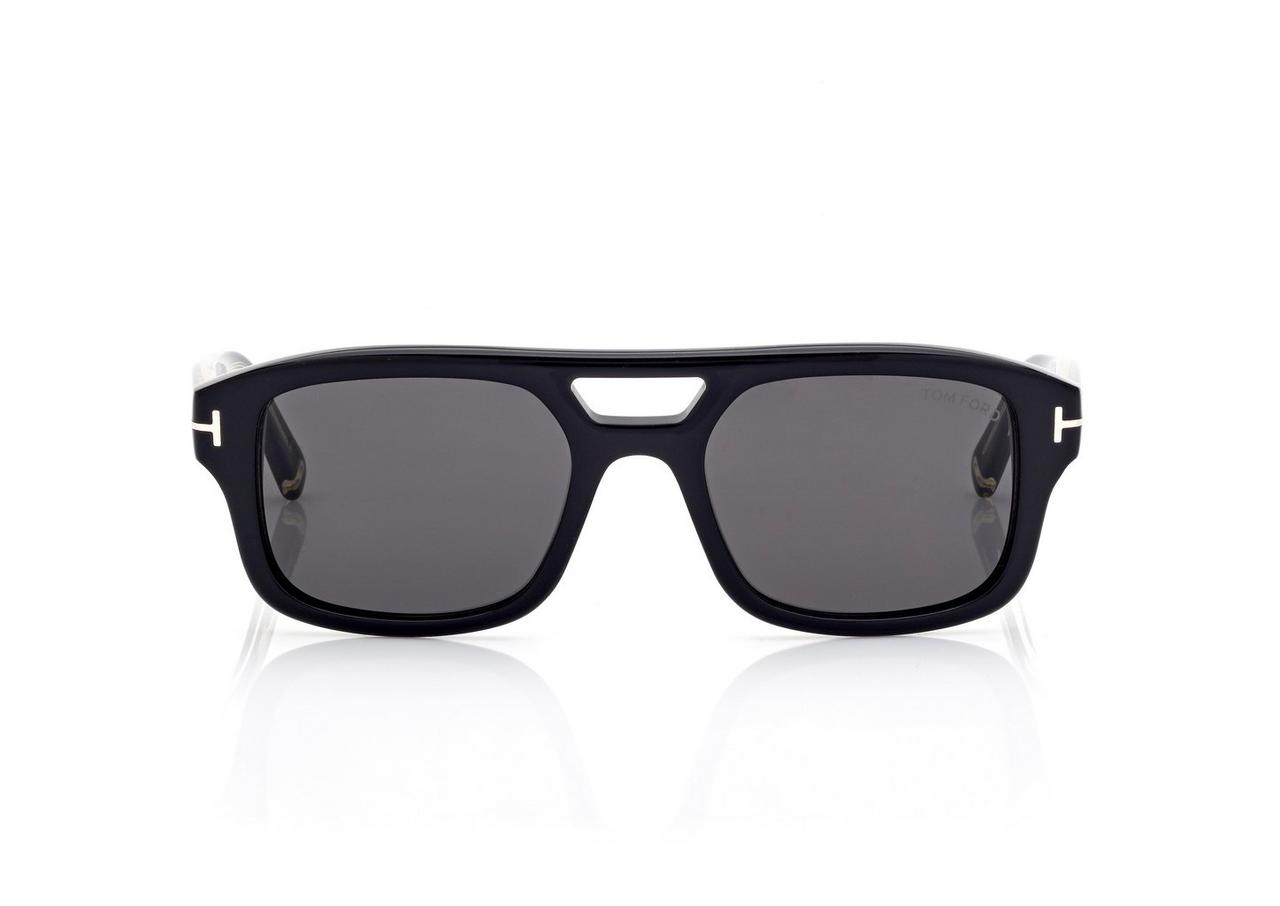 TOM FORD OM BLACK ICON NAVIGATOR SUNGLASSES