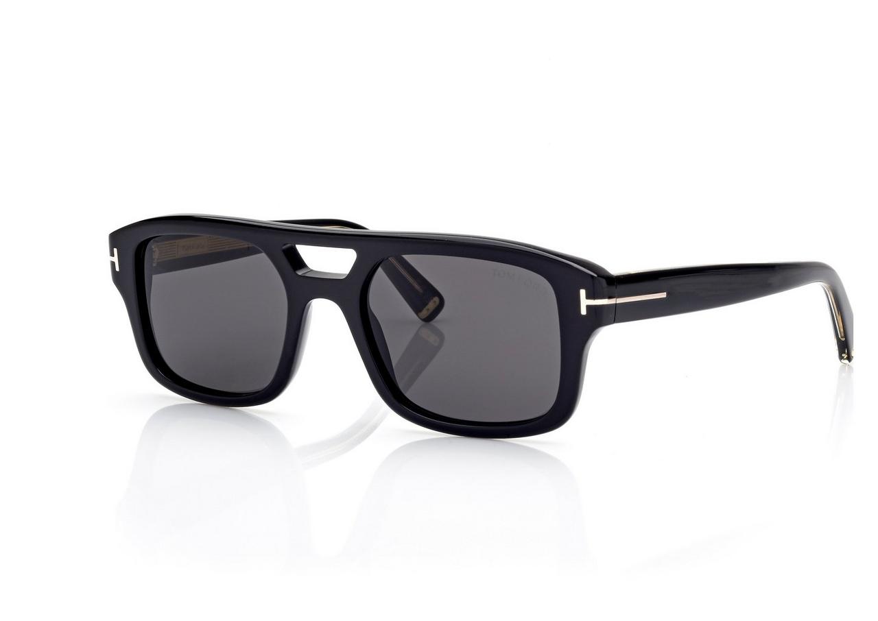 TOM FORD OM BLACK ICON NAVIGATOR SUNGLASSES