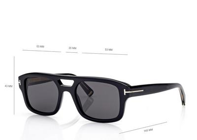 TOM FORD OM BLACK ICON NAVIGATOR SUNGLASSES