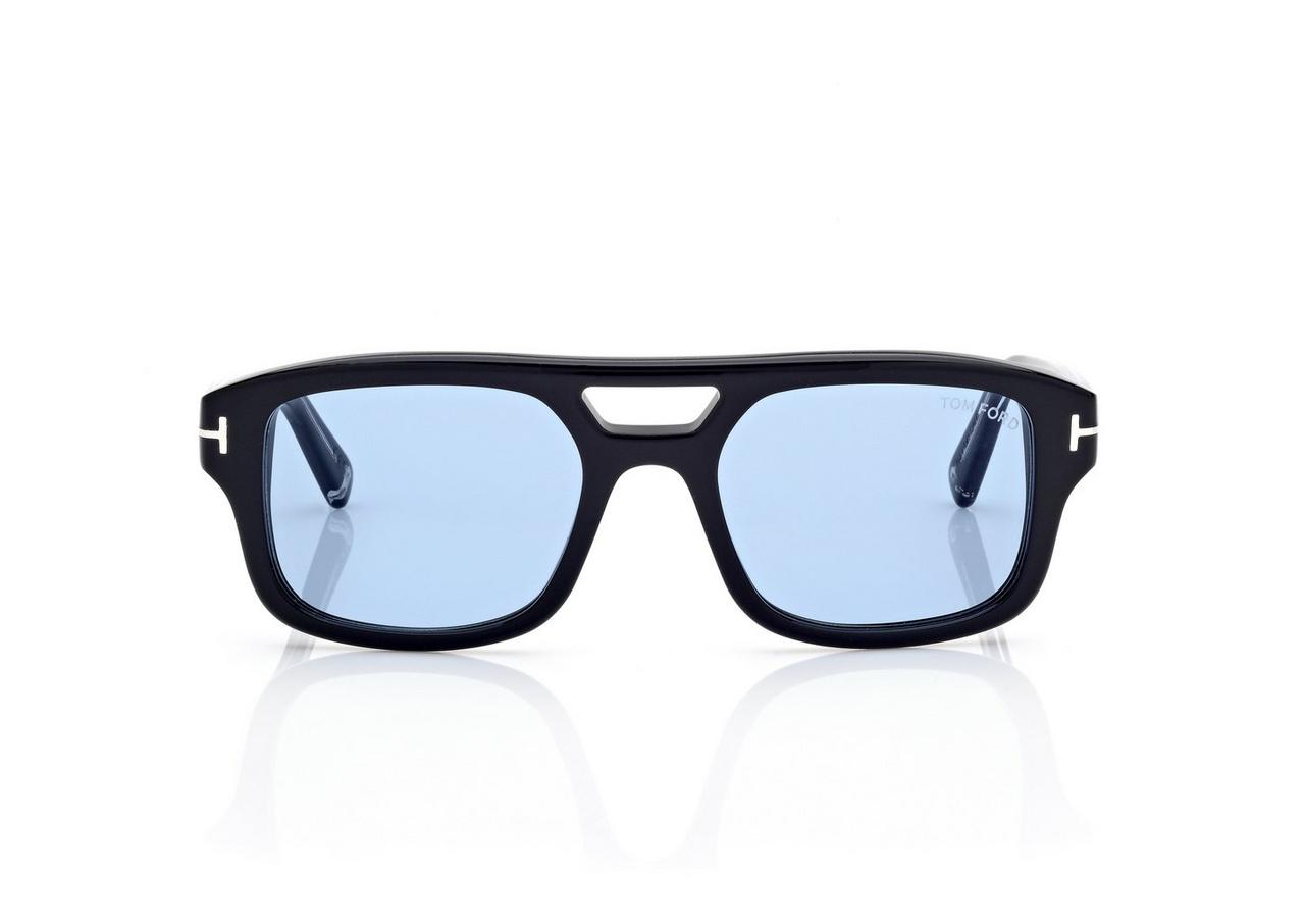 TOM FORD OM BLACK ICON NAVIGATOR SUNGLASSES