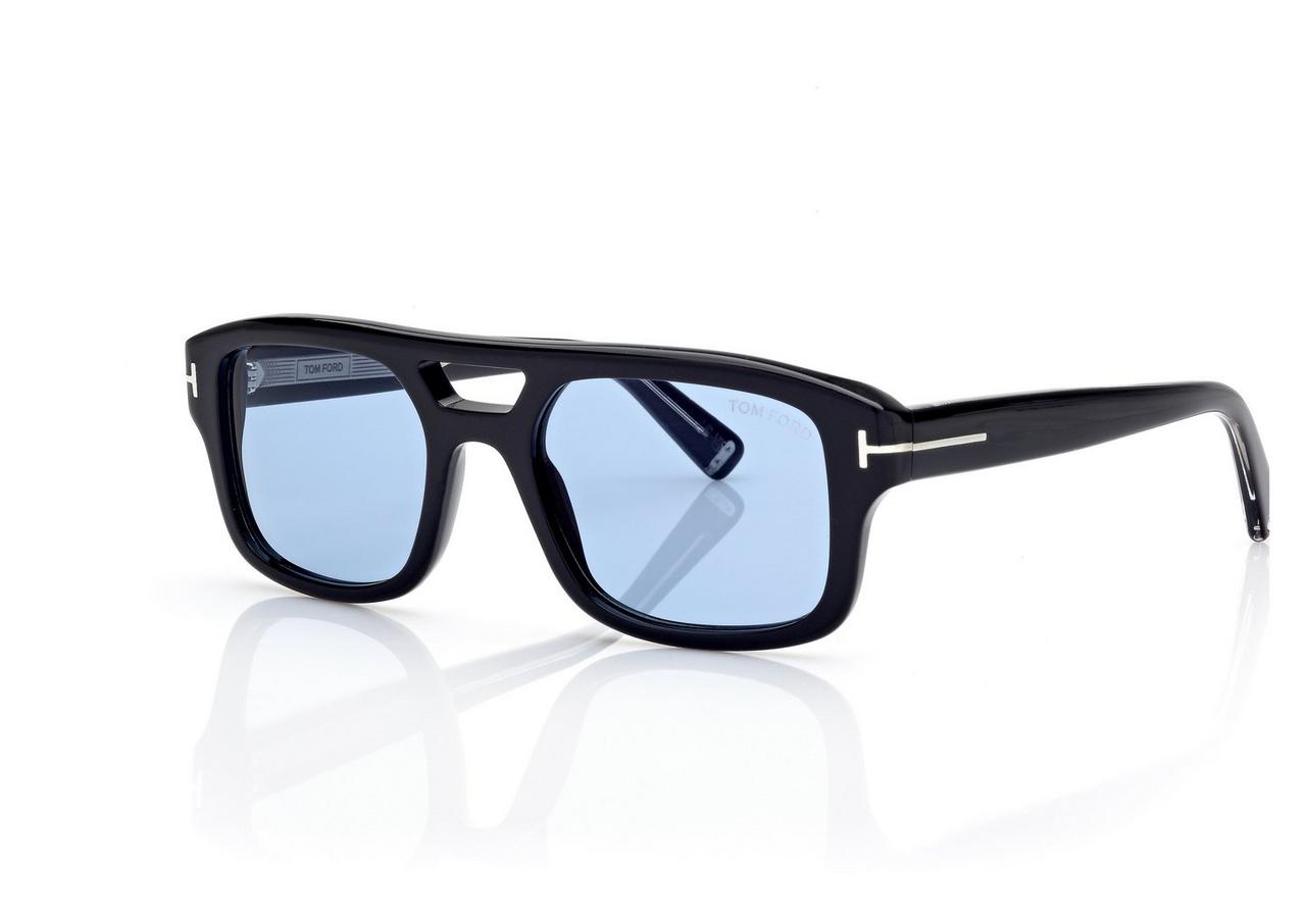 TOM FORD OM BLACK ICON NAVIGATOR SUNGLASSES