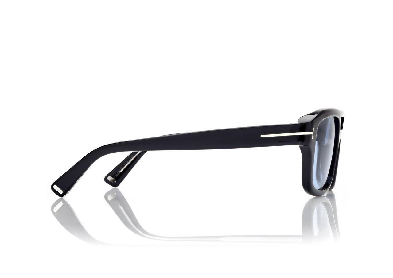 TOM FORD OM BLACK ICON NAVIGATOR SUNGLASSES