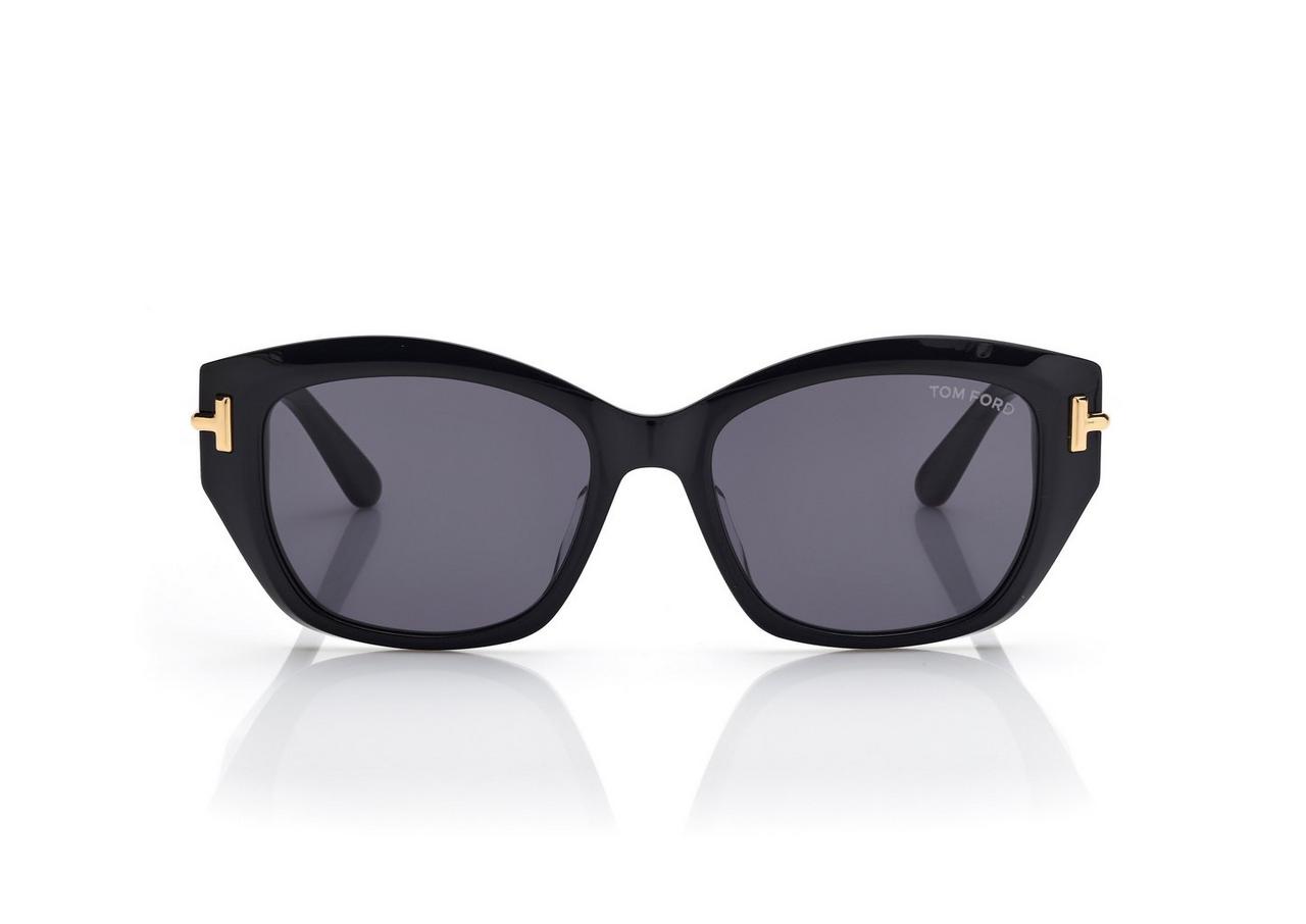 TOM FORD OM BLACK ICON BUTTERFLY SUNGLASSES