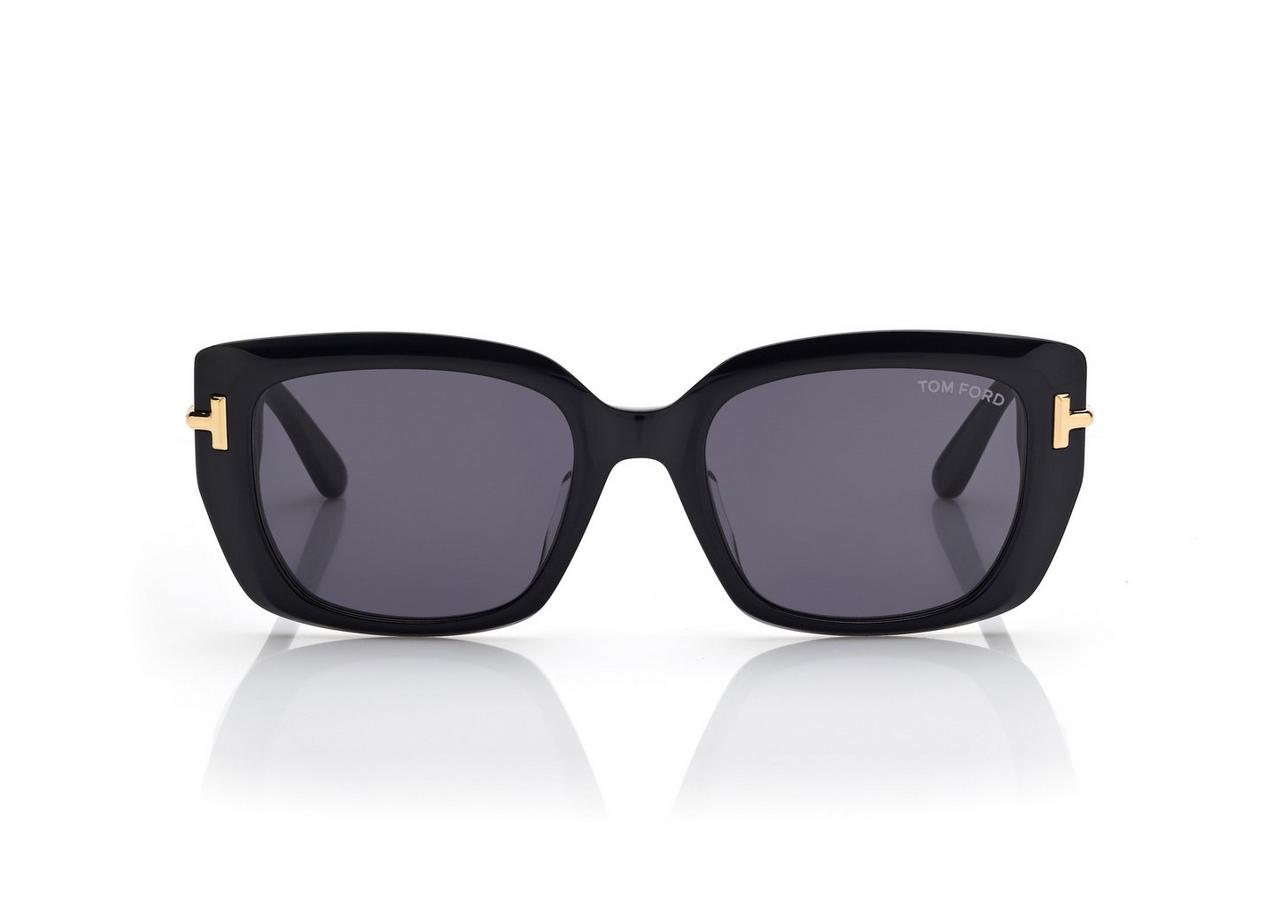 TOM FORD OM BLACK ICON SQUARE SUNGLASSES