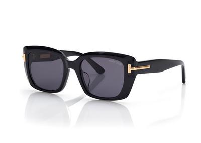TOM FORD OM BLACK ICON SQUARE SUNGLASSES