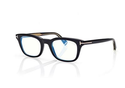 TOM FORD OM BLACK ICON BUE BLOCK RECTANGULAR OPTICALS