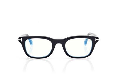 TOM FORD OM BLACK + OTHER ICON BUE BLOCK RECTANGULAR OPTICALS