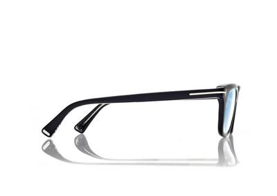 TOM FORD OM BLACK + OTHER ICON BUE BLOCK RECTANGULAR OPTICALS
