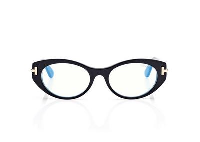 TOM FORD OM BLACK ICON BLUE BLOCK CAT EYE OPTICALS