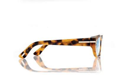 TOM FORD OM LIGHT HAVANA ICON BLUE BLOCK CAT EYE OPTICALS