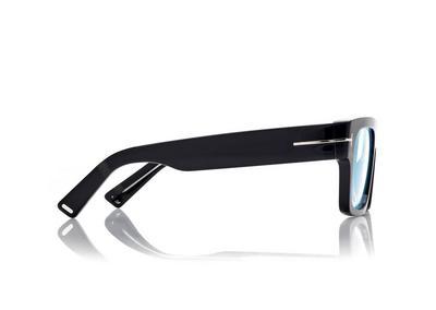 TOM FORD  BLACK BLUE BLOCK RECTANGULAR OPTICALS