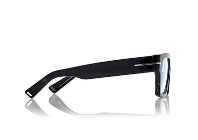 TOM FORD  BLACK + OTHER ICON BLUE BLOCK RECTANGULAR OPTICALS