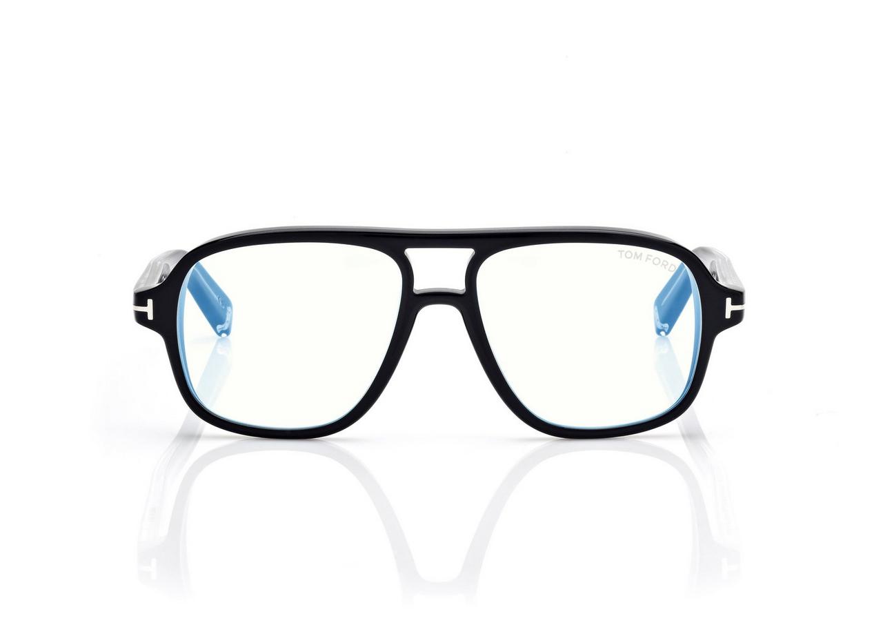 TOM FORD  BLACK ICON BLUE BLOCK NAVIGATOR OPTICALS