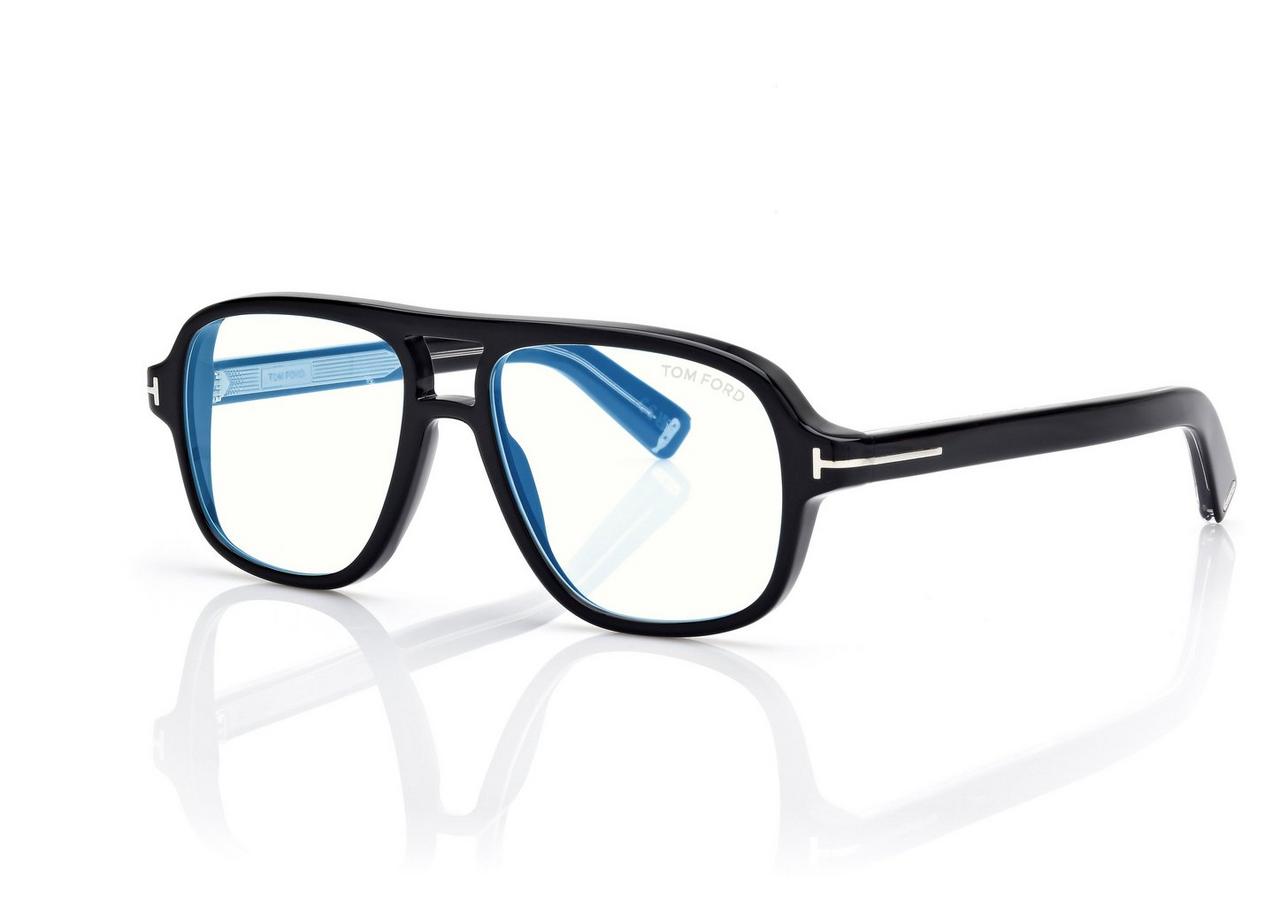 TOM FORD  BLACK ICON BLUE BLOCK NAVIGATOR OPTICALS