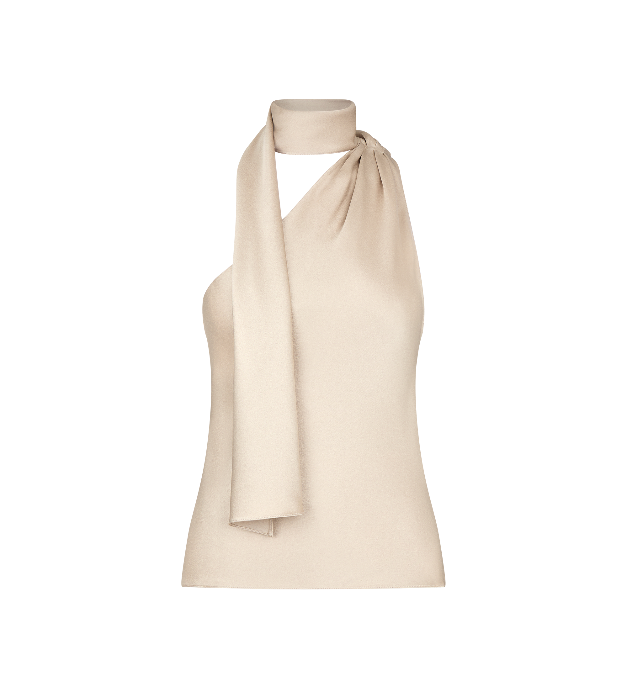 ONE SHOULDER TOP WITH SCARF DETAIL