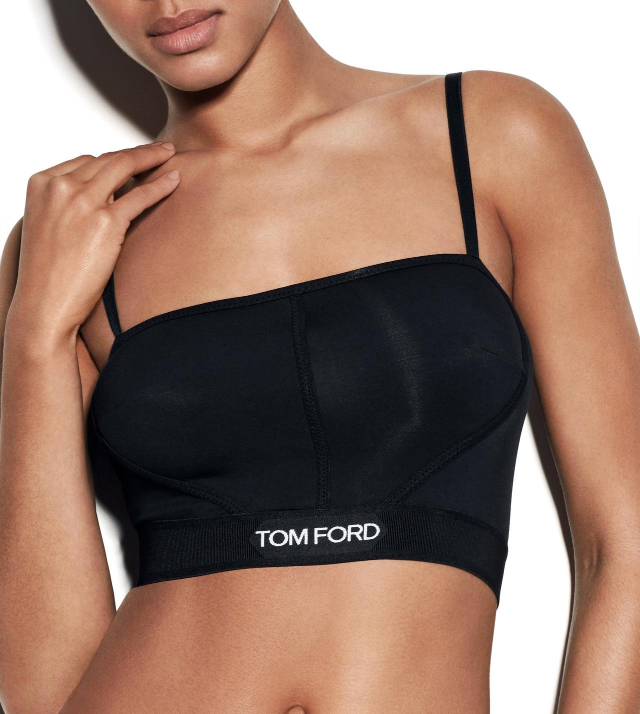 Women's Signature Logo Bra Top, TOM FORD