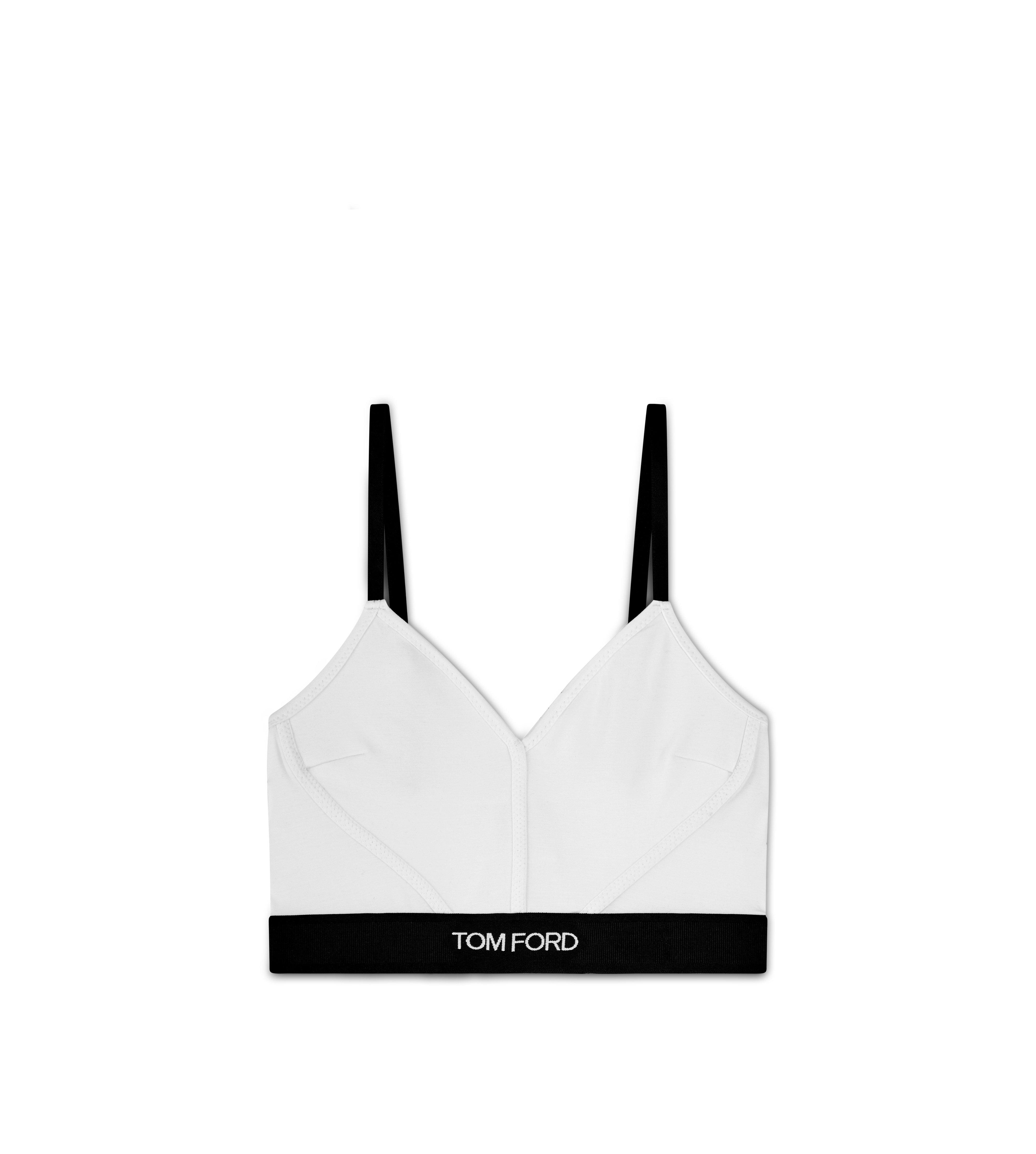 Tom Ford Modal Signature Bra In White