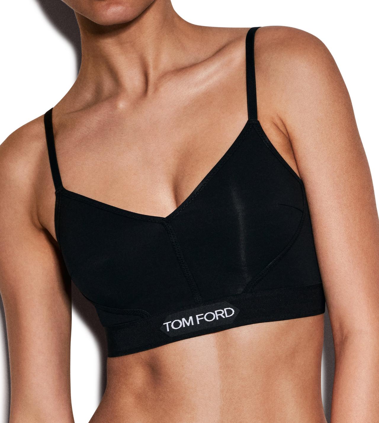 Logo modal jersey bra top - Tom Ford - Women | Luisaviaroma