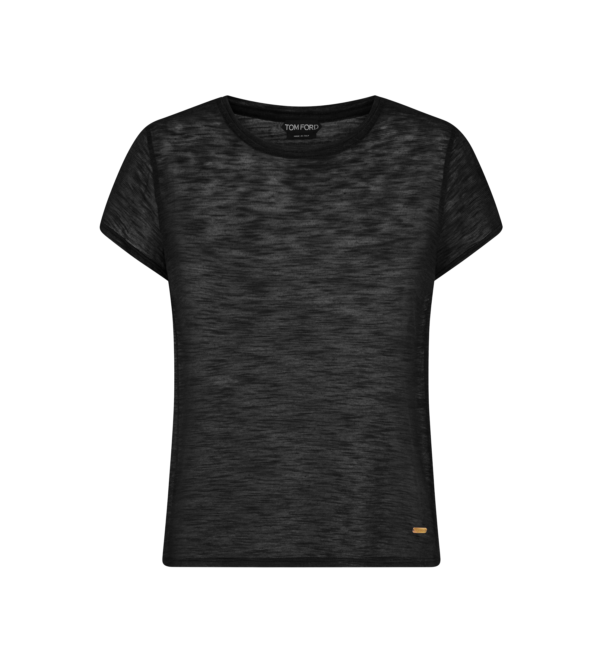 SLUB COTTON JERSEY CREWNECK T-SHIRT