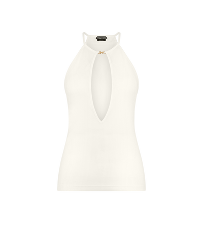 HALTERNECK TOP WITH CUT OUT