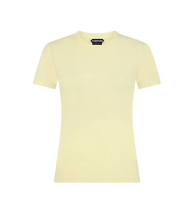 COTTON JERSEY T-SHIRT WITH TONAL TF EMBROIDERED LOGO image number 0