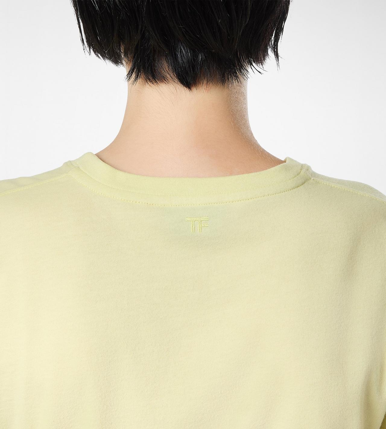 COTTON JERSEY T-SHIRT WITH TONAL TF EMBROIDERED LOGO image number 1