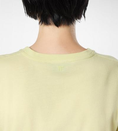 COTTON JERSEY T-SHIRT WITH TONAL TF EMBROIDERED LOGO image number 1