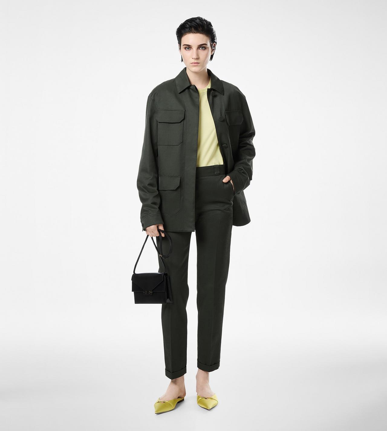 COTTON JERSEY T-SHIRT WITH TONAL TF EMBROIDERED LOGO image number 2