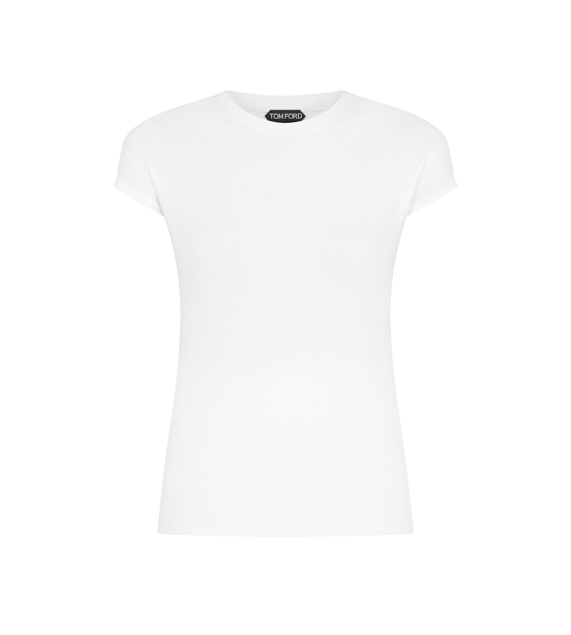 COTTON JERSEY FITTED T-SHIRT
