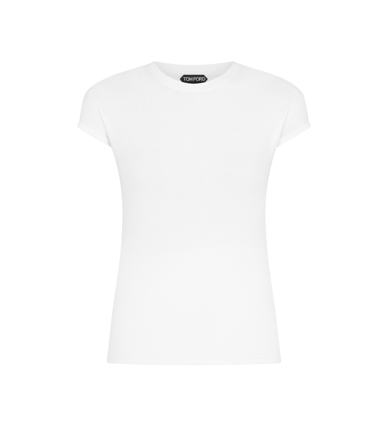 COTTON JERSEY FITTED T-SHIRT image number 0
