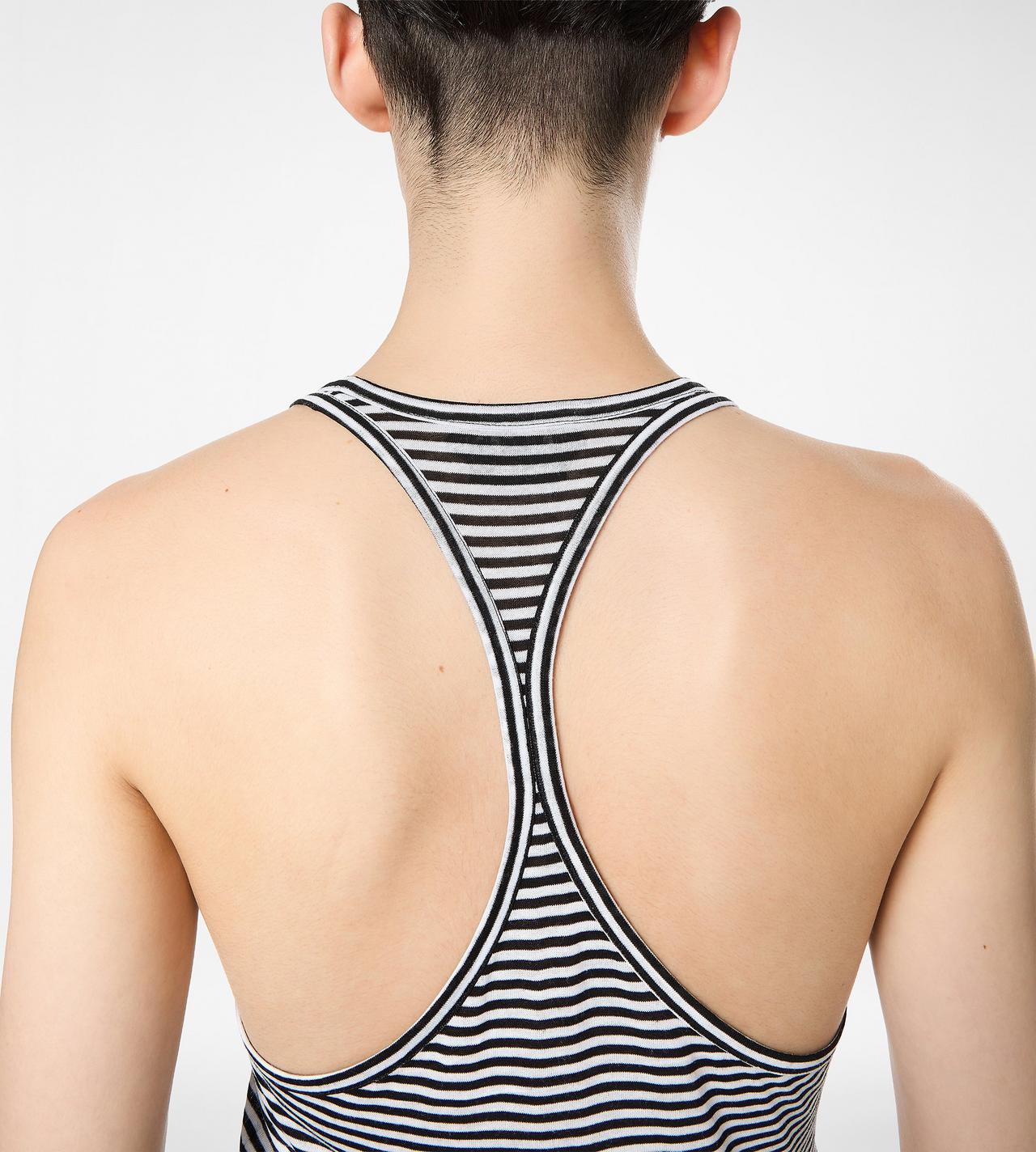 STRIPED TANK TOP WITH TONAL TF EMBROIDERED LOGO image number 1